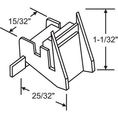 Strybuc BOTTOM BRKT-CROSSLY-780 SER 60-902A